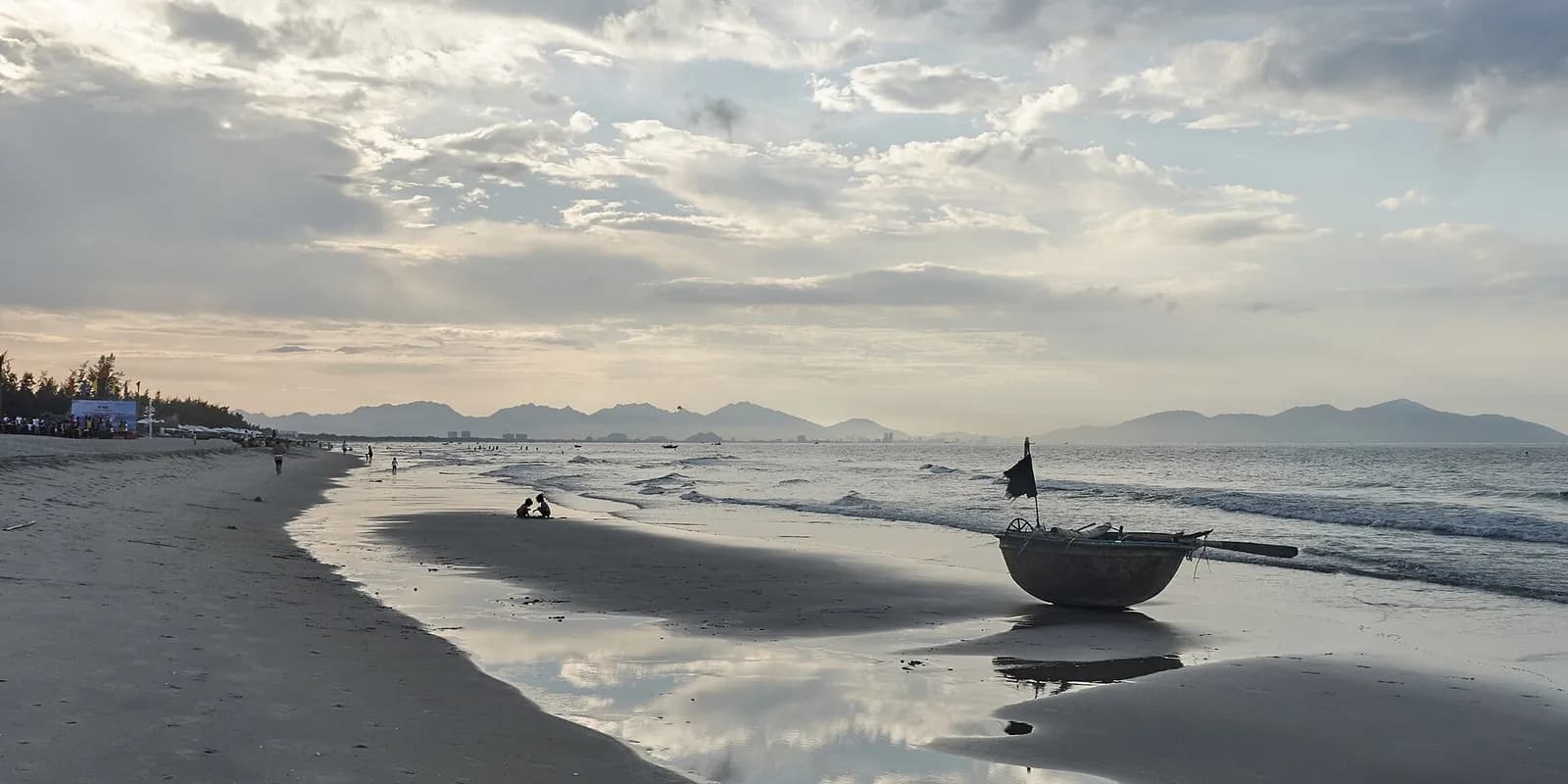 안방 해변 전경
