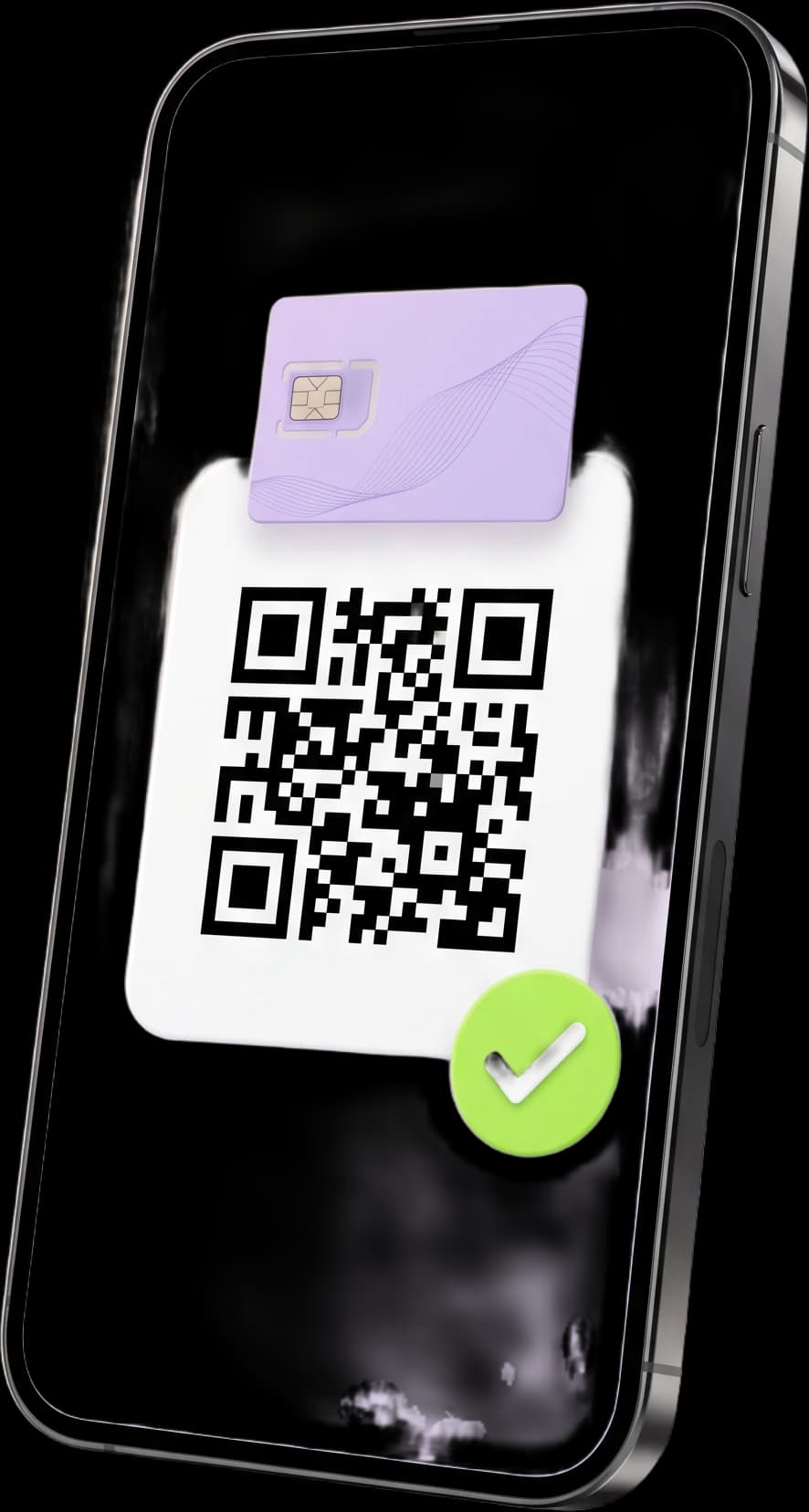 Example eSIM QR installation screen