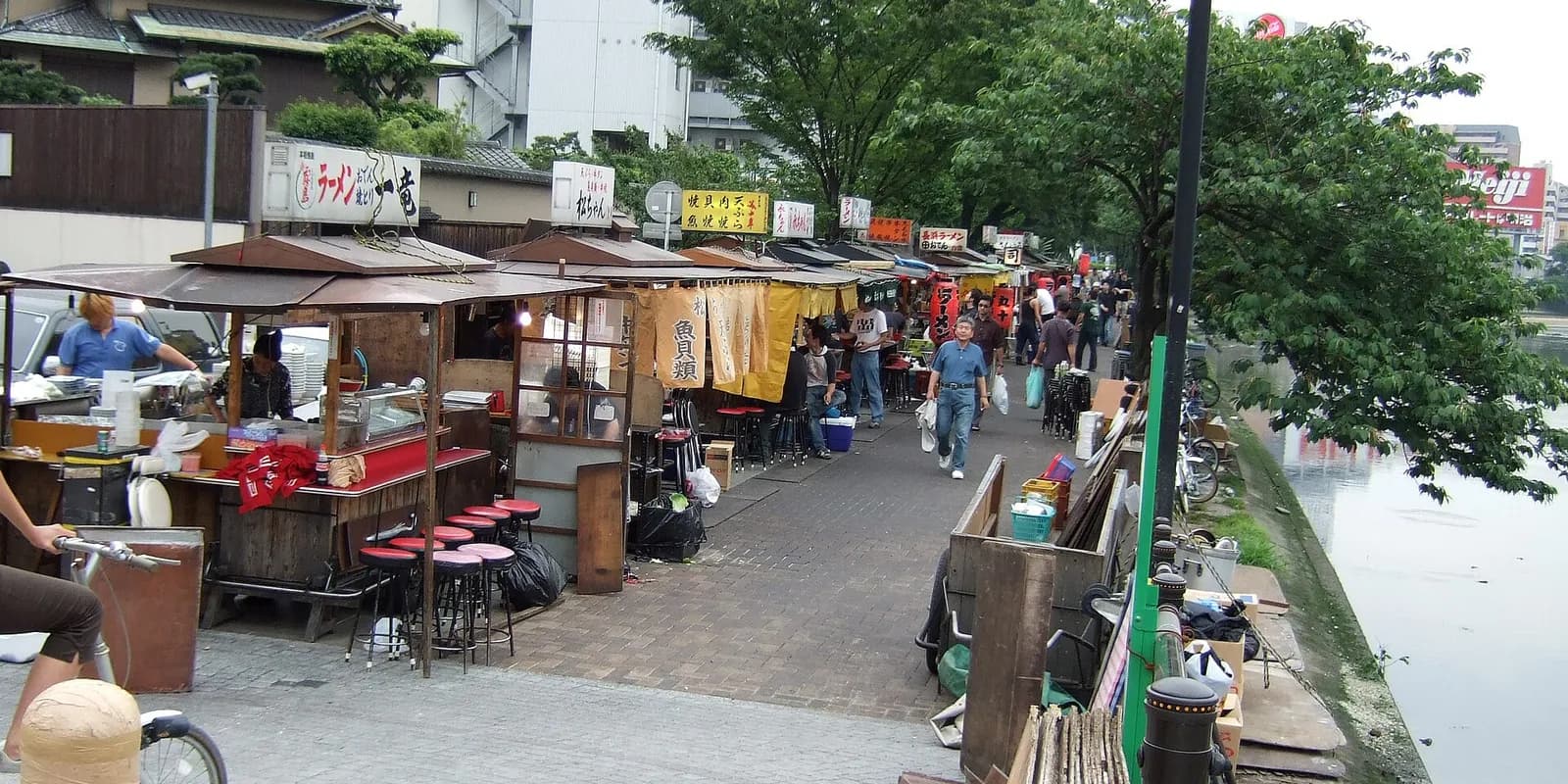 후쿠오카 포장마차(야타이) 전경