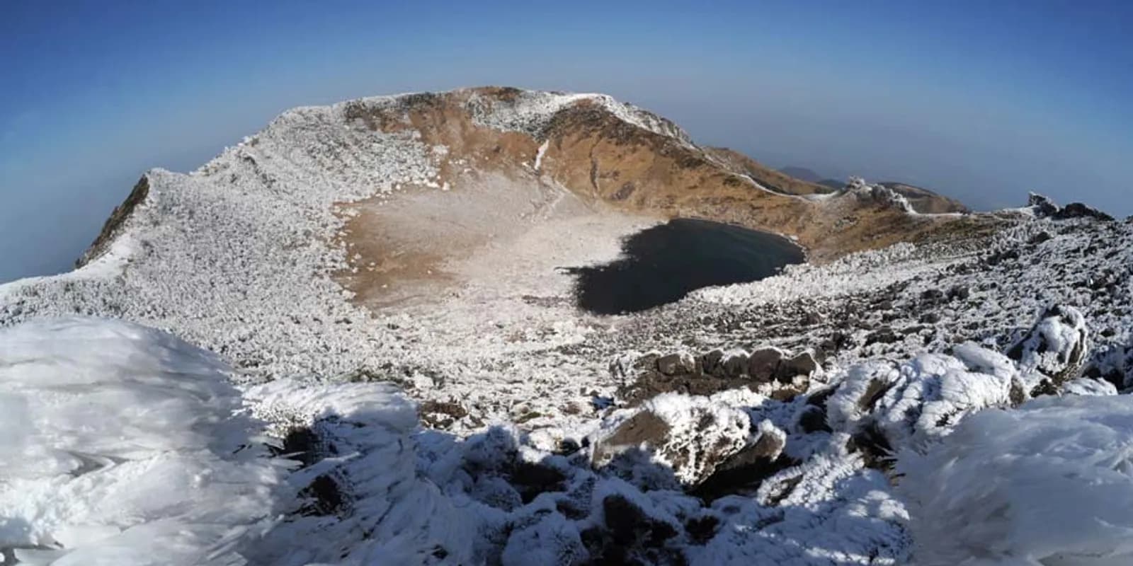한라산 등산 전경