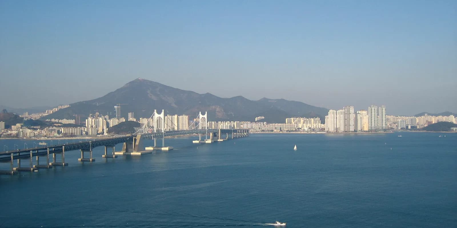 이기대 해안산책로 전경